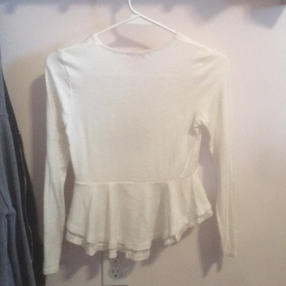 Long sleeve peplum top - Picture 3 of 3
